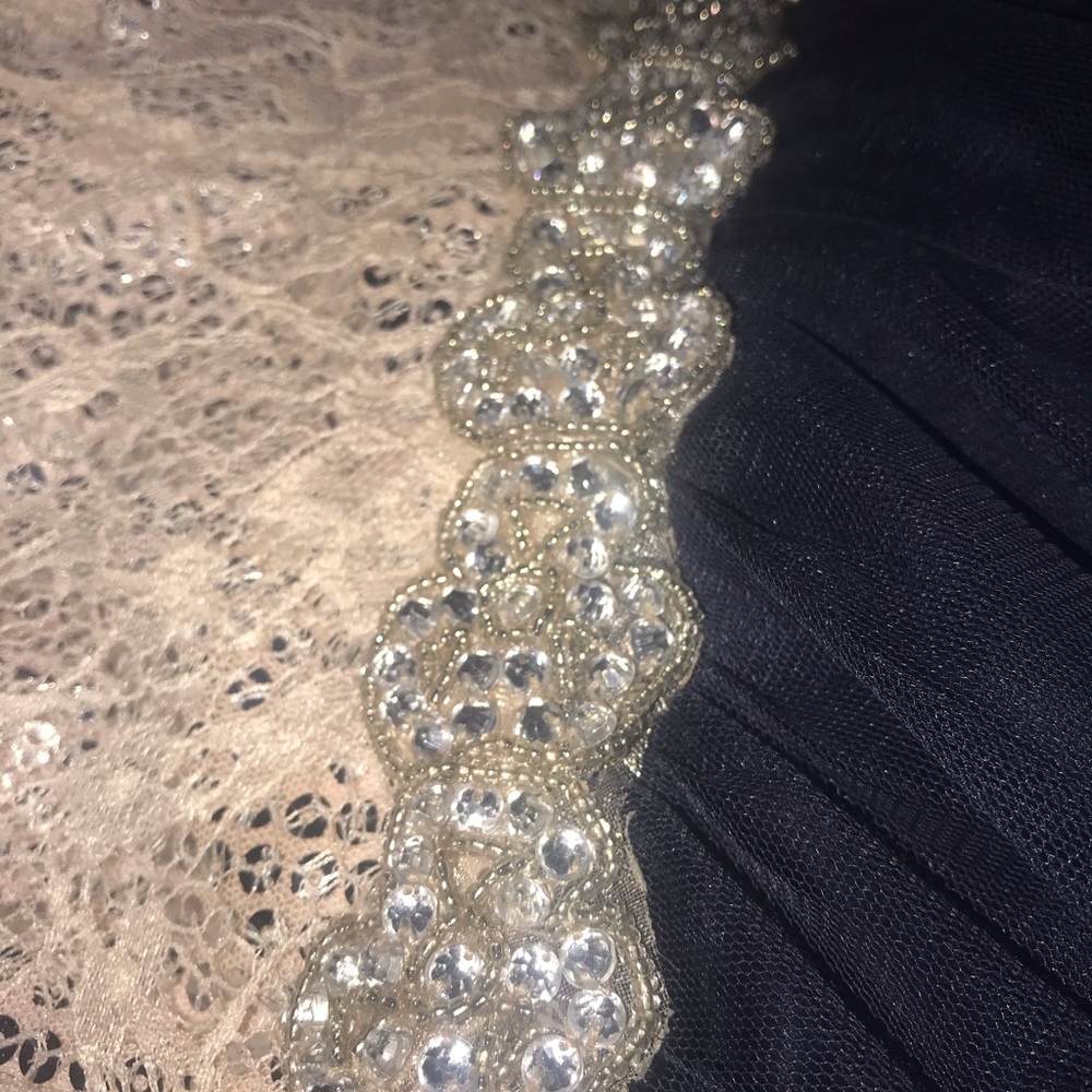 Deb strapless babydoll dress